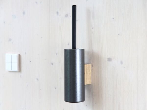 werkvoll by Lena Peter Recycling Wandhalter WC-Bürste FIRE mit Edelstahlgriff
