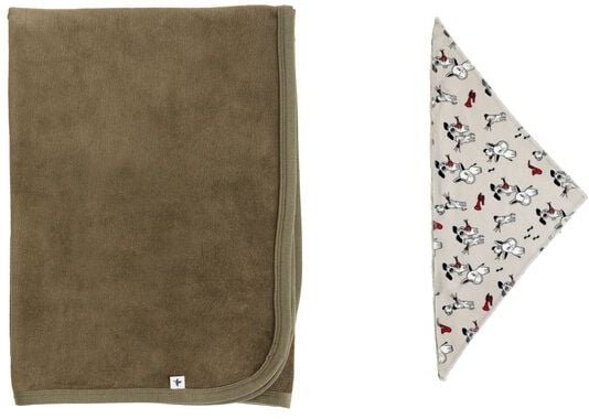 Leela Cotton Nickydecke & Dreiecktücher ´Bremer´ Set