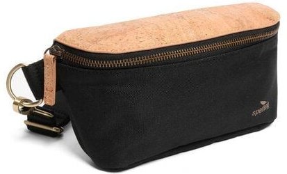 Sperling Bauchtasche "Casual" aus recyceltem PET & Kork mit Innenaufteilung