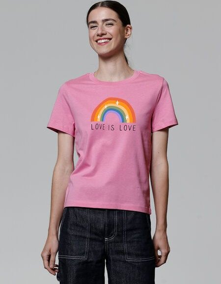 watapparel T-Shirt Frauen Love is Love
