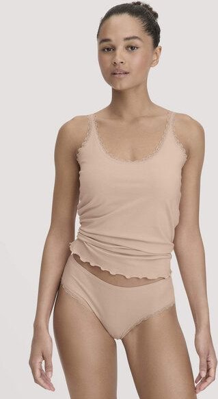 hessnatur Panty COTTON FELLING LACE aus Bio-Baumwolle