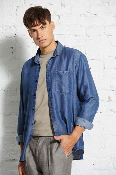 Wunderwerk Herrenhemd aus Lyocell (TENCEL) Shirt TENCELdenim