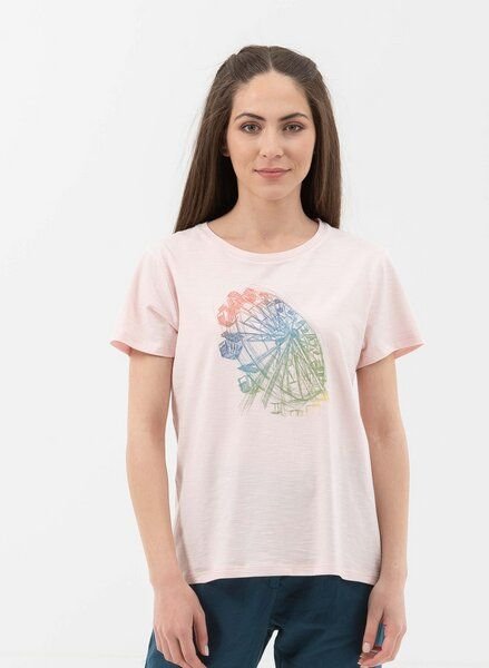 ORGANICATION T-Shirt aus Bio-Baumwolle mit Riesenrad-Print