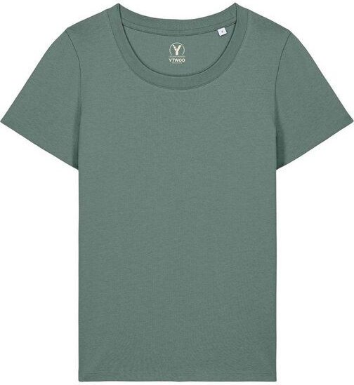 YTWOO Mid-Light Damen T-Shirt Slim Fit