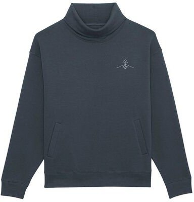 Greener Sweatshirt Übergröße Schornsteinkragen Lupinus