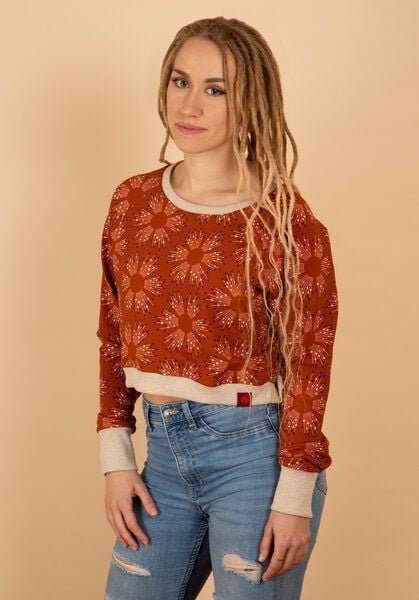Die rote Zora Cropped Sweater Starlight