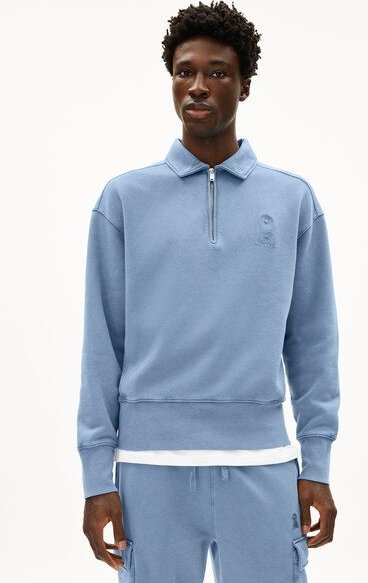 ARMEDANGELS ICONIC Å GMT DYE ZIP TROYER - Herren Sweatshirts aus Bio-Baumwolle