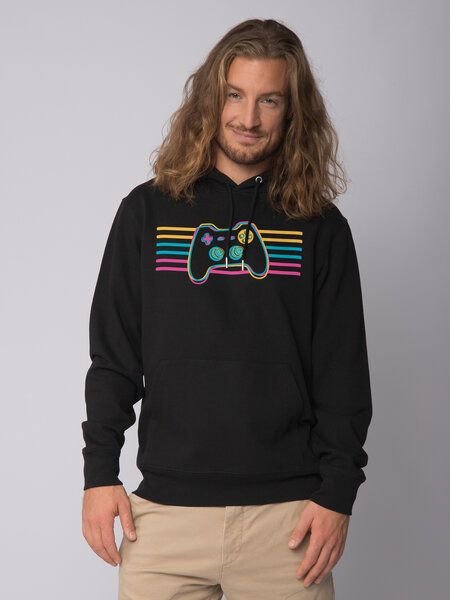 watapparel Hoodie Unisex Retro Joystick