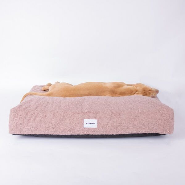 Caruso Conscious Pet Supply Hundebett - Teddy Rosa - aus Upcycling- und Recyclingmaterial