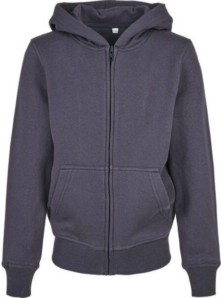 Build Your Brand Kids´ Organic Basic Sweatjacke mit Kapuze