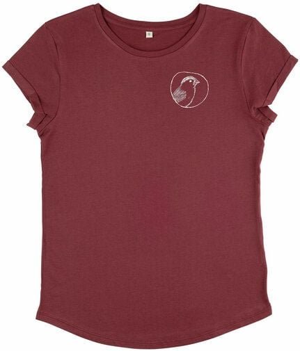 ilovemixtapes Kleiner Spatz Frauen T-Shirt aus Biobaumwolle