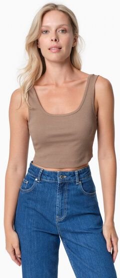 ORGANICATION IRISS | Ripp-Crop-Top aus TENCEL Modal und Bio-Baumwolle