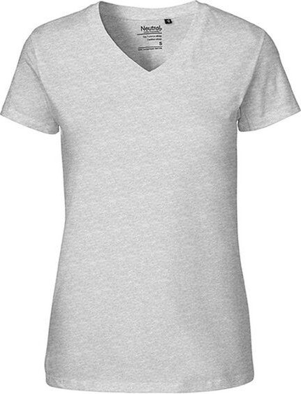Neutral® Damen T-Shirt von Neutral Bio Baumwolle V-Neck