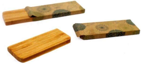 Cameleon Pack Zusätzlicher Trennsteg für XL Edelstahl Lunchbox mit Deckel aus Bambus Holz