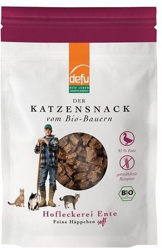 defu Bio Katzensnack Hofleckerei Ente - Feine Häppchen "soft"