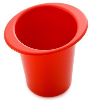 BioFactur Eimer rot aus Biokunststoff