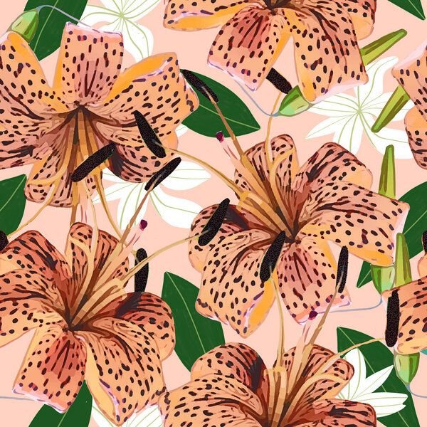 Photocircle Poster / Leinwandbild - Tiger Lillies