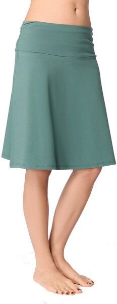 Leela Cotton Damen Röcke Lang Bio-Baumwolle Rock Kleid