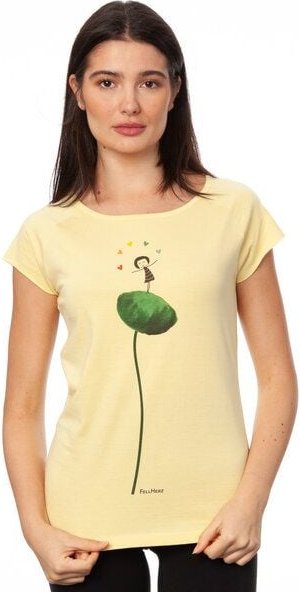 Thumbnail - FellHerz Damen T-Shirt Rainbow Jongleuse vanilla Bio & Fair & Vegan