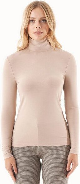 ORGANICATION Langarmshirt aus LENZING ECOVERO mit Rollkragen