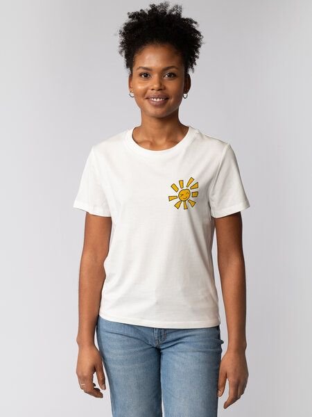 watapparel T-Shirt Frauen Sonne, Sommer, Sonnenschein