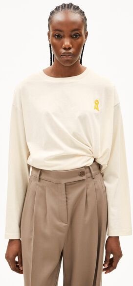 Thumbnail - ARMEDANGELS ICONIC Å FIETAA Damen Longsleeve aus Bio-Baumwolle