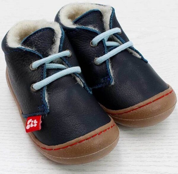 Pololo Lauflernschuh-Winterschuh "Juan", gefüttert mit 100% Wolle (Bio/kbT), Gr. 20 - 27