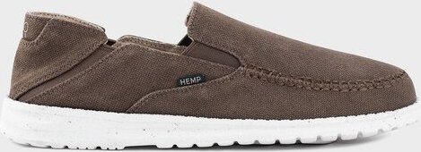 8000Kicks SunSlide Hanf-Slipper in Dunkelbraun