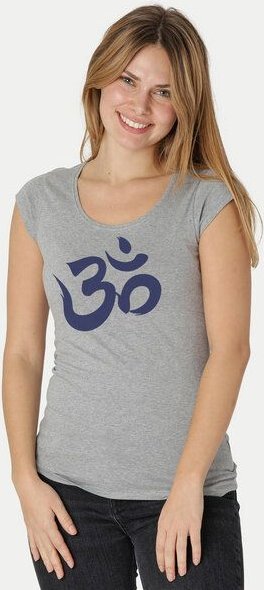 Peaces.bio - handbedruckte Biomode Roundneck Shirt Damen OM