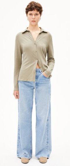 ARMEDANGELS ASTRAEAAS Damen Wide Jeans Bio-Baumwoll Mix