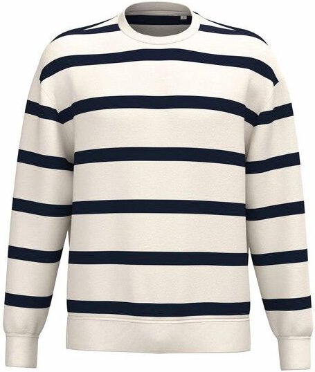 Greenspired Umweltfreundliches Unisex Sweatshirt mit Streifen, 300 g/m² XS-XXL