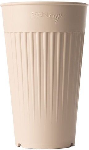 reMAIN MAINcup - 4 St. nachhaltige Mehrweg-Trinkbecher 400 ml aus recyceltem Kunststoff – Bruchfest, Spülmaschinenfest &...