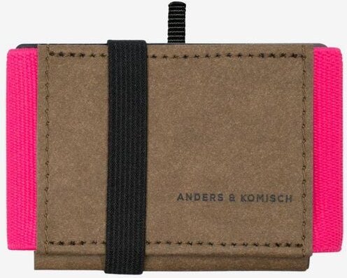 ANDERS & KOMISCH MINI PRO Wallet mit Münzfach - Kleines cleveres Portemonnaie Braun