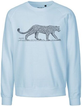 Peaces.bio - handbedruckte Biomode Bio Herren-Sweatshirt Leopard