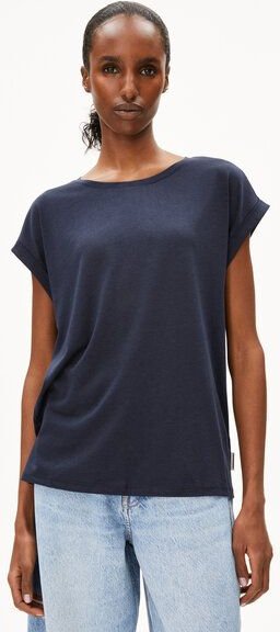 Thumbnail - ARMEDANGELS JILAANA Damen T-Shirt aus TENCEL Lyocell Mix