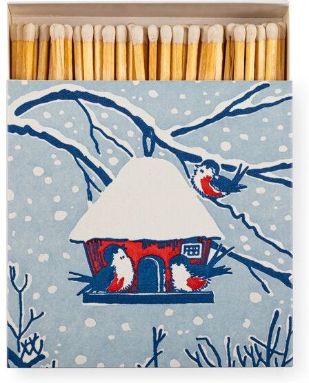 Archivist Wintervogel Matchbox Streichhölzer
