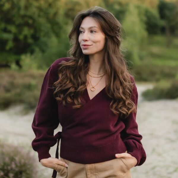 NORDLICHT Wickelcardigan Mona