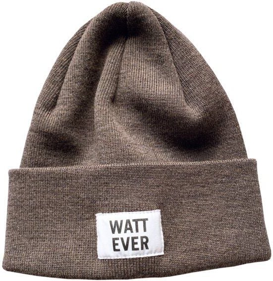 Waterkoog Kuschelige Merino Mütze - WATT EVER, greige
