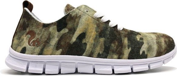 Superleichter, veganer Sneaker "thies ® PET Camo" aus recycelten Flaschen, flexibel und bequem