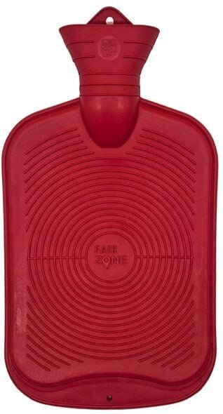 Fair Zone Wärmflasche 2 Liter aus Naturkautschuk
