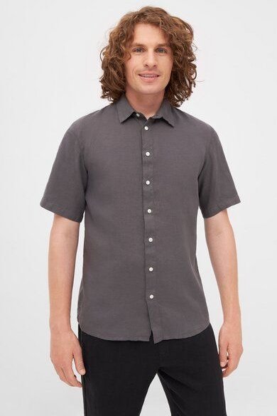 Givn Berlin Kurzarmhemd GBDYLAN aus Leinen