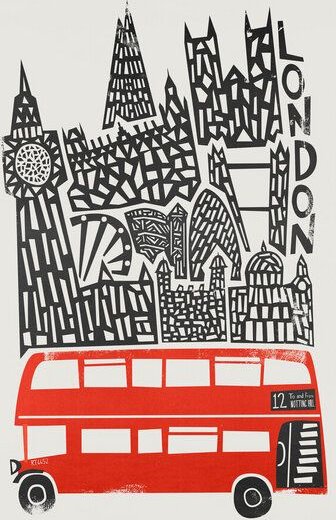 Photocircle Poster / Leinwandbild - London Cityscape