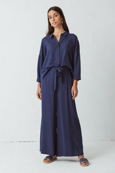 SKFK Weite Culotte Hose - Dona - aus Ecovero