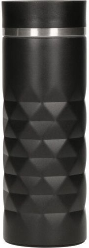 elasto Premium Edelstahl Thermobecher Diamond - 450 ml - auslaufsicherer Verschluss