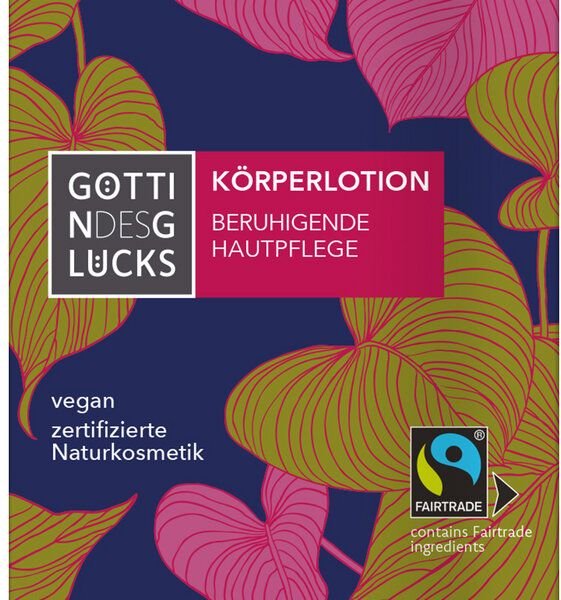 Göttin des Glücks Körperlotion Beruhigende Hautpflege 100 ml