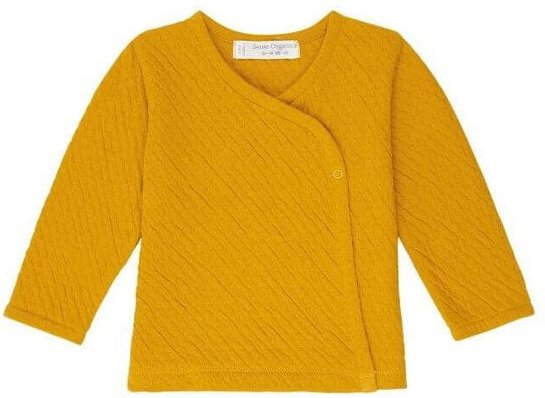 sense-organics Baby Wickeljacke *YURI* Mustard GOTS Bio | Sense Organics