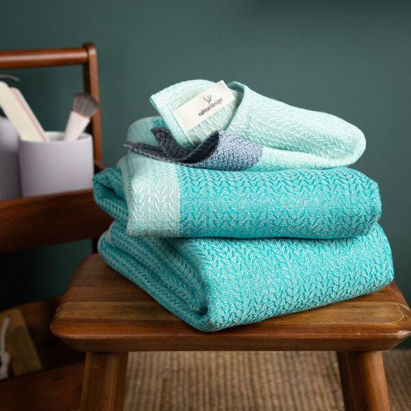 nahtur-design Leinenhandtuch türkis