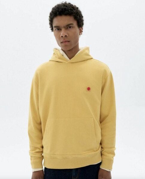 thinking mu Sol Contrast Sahara Sun Simon Hoodie