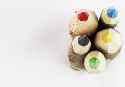 Mitienda Shop Aststifte 5er-Set, Wachsmalstifte aus Holz