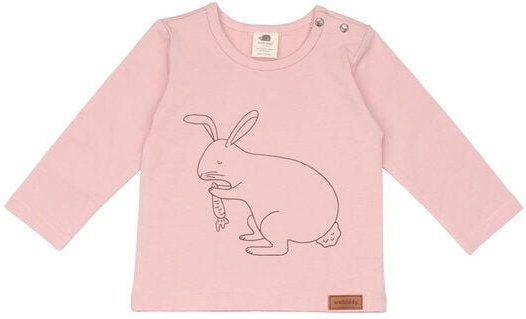 Langarmshirt Baby Bio-Baumwolle Rosa – weicher Jersey von Walkiddy, hautfreundlich, vegan & fair produziert – nachhaltig...